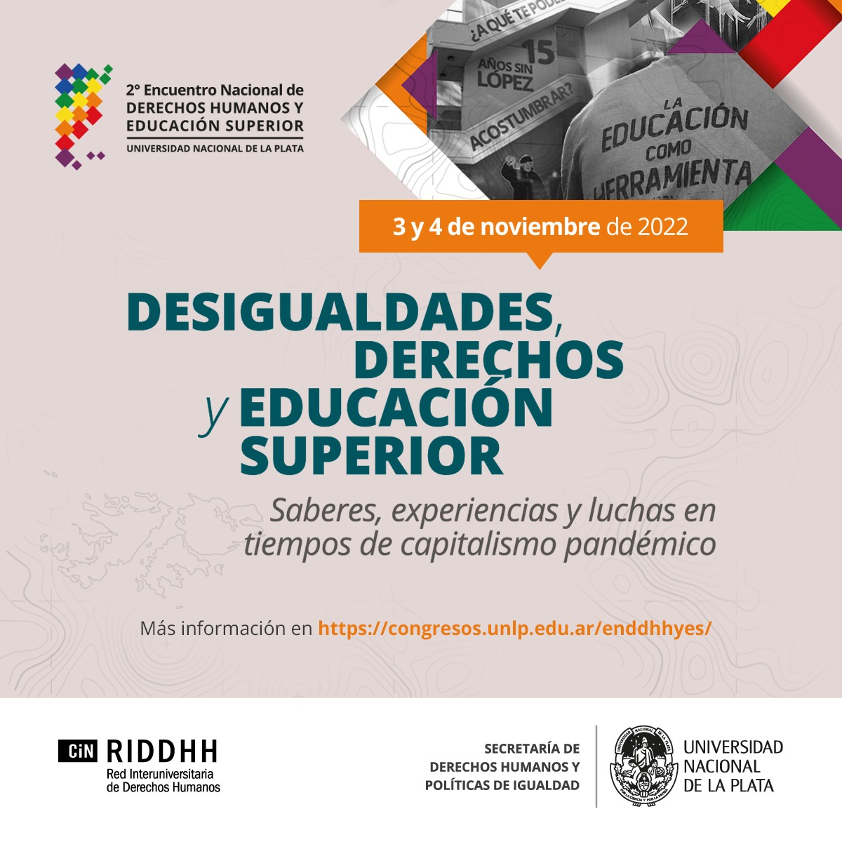 Flyer Encuentro Nacional de DDHH 