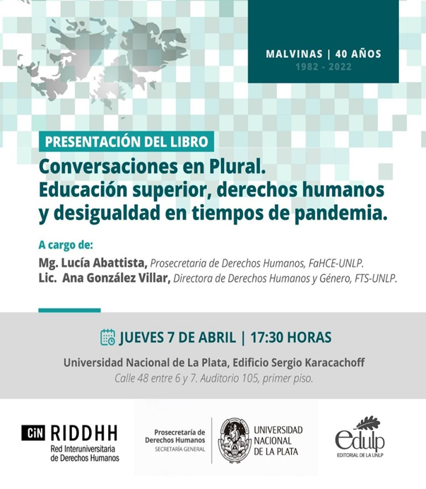 Presentación del libro Conversaciones en plural. Educación superior derechos humanos y desigualdad en tiempos de pandemia