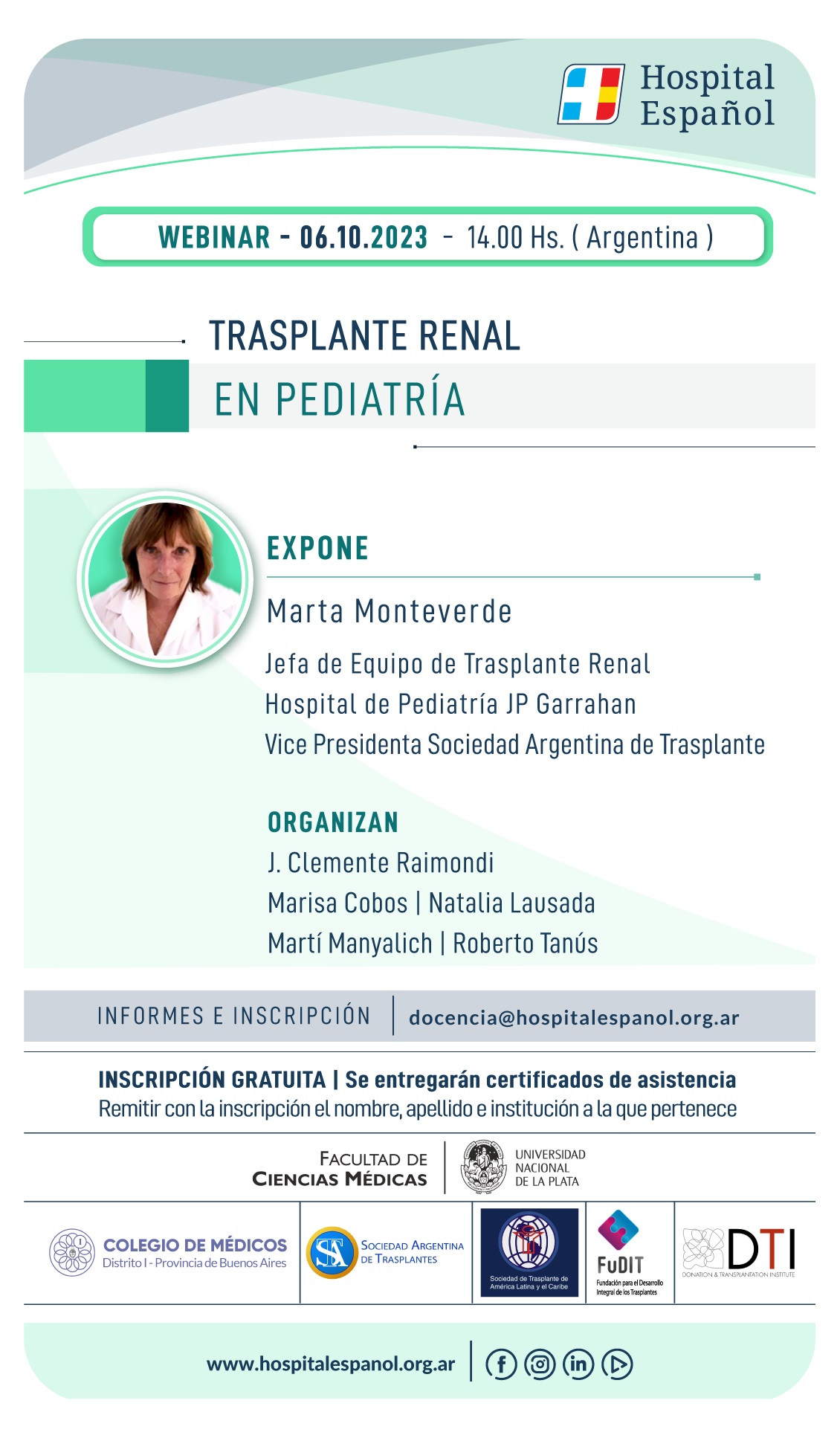2023 10 webinar Trasplante renal en pediatria