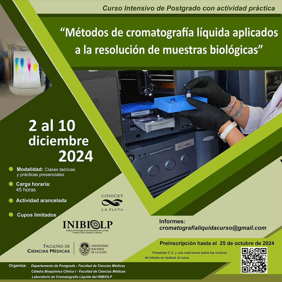 Curso 2024 Métodos cromatografía líquida