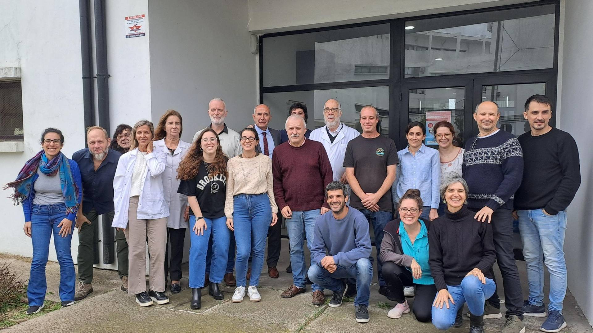 Visita del Presidente de la UNLP Martín López Armengol al CENEXA