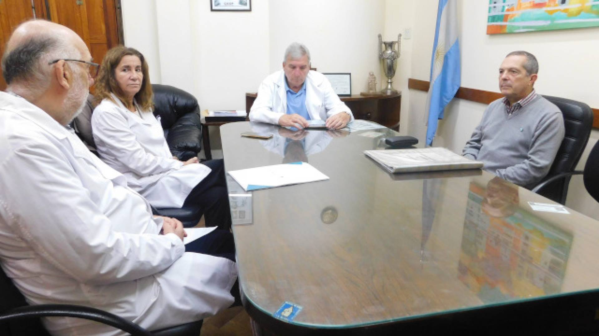 Reunión con autoridades del Hospital Interzonal “Sor María Ludovica”
