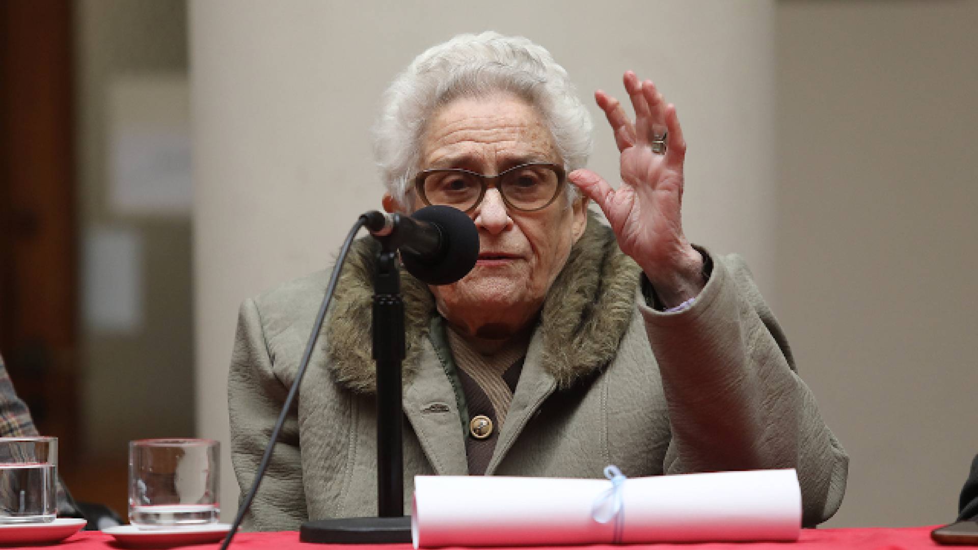 La UNLP distinguió con el Doctorado Honoris Causa a Miryam Kurganoff de Gorban
